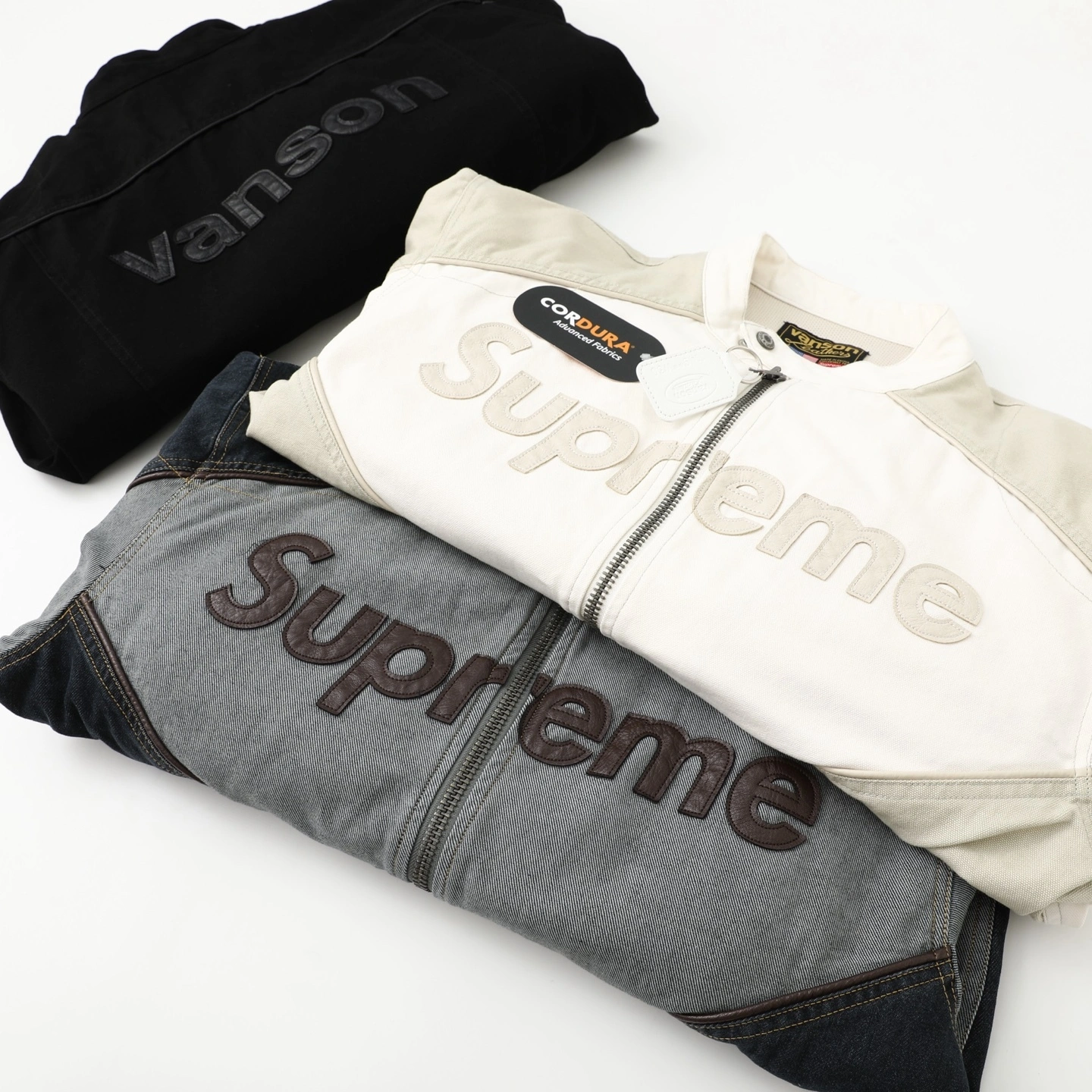 wg.luxury- S575 Supreme x Vanson Leathers x Cordura 3colour item:E-F000I0499-3H